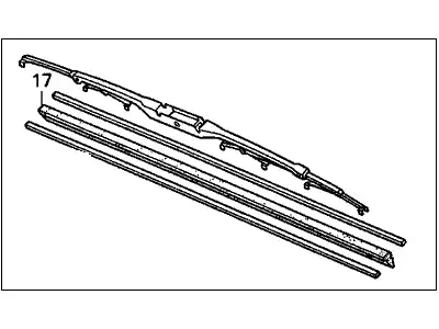 Щетка стеклоочистителя 76630-SH2-A02 HONDA