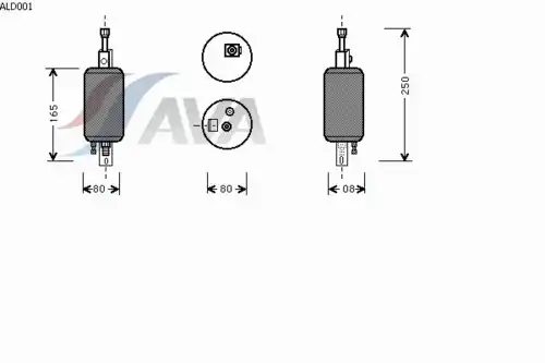 Осушитель кондиционера AVA ALD001