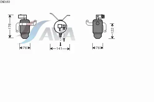 Осушитель кондиционера AVA CND183