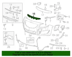 Усилитель бампера GM 13267838