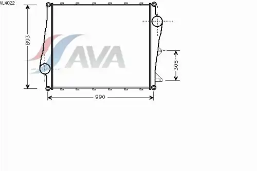 Интеркулер AVA VL4022