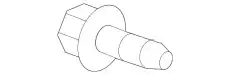 Винт м6 11518095 GM