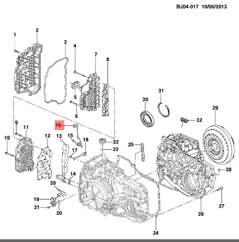 Датчик ABS GM 24253027