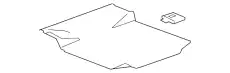 Коврик в багажник GM 13315670