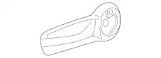 Ручка двери GM 95078142