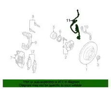 Датчик ABS FORD YS4Z-2B372-AA