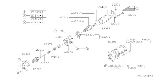 Подшипник шариковый 23319AA010 SUBARU