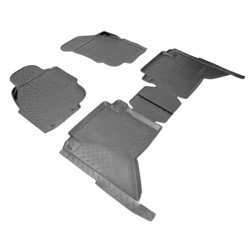 Коврики в салон NORPLAST NPL-PO-88-18 Toyota Hilux 2008-2011 4 шт., черный