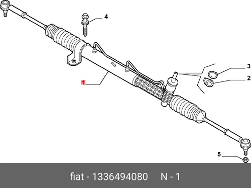Рулевая рейка ALFA ROMEO 1336494080
