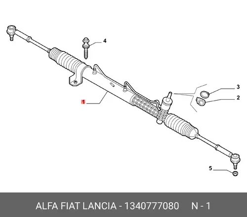 Рулевая рейка ALFA ROMEO 1340777080