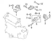 ОПОРА ДВИГАТЕЛЯ EG21-39-060H MAZDA