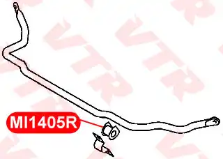 MI1405R ВТУЛКА ПЕРЕДНЕГО СТАБИЛИЗАТОРА VTR
