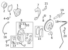 (VW), К-кт прокл 7L6698471D VAG