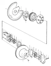поршень суппорта d.38 Volvo 140/240/260 66-93 1229048