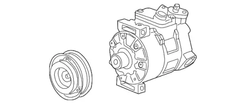 компрессор кондиционера Audi 99612601152 PORSCHE