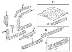 болт 90157SA0000 HONDA
