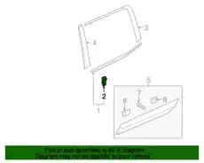 Крепеж 91503SWAA01 HONDA