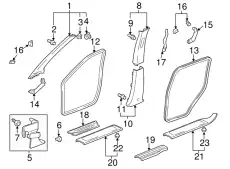 КРЕПЕЖ 996 91560S84A11 HONDA
