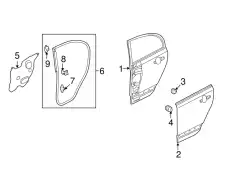  91563SFA003 ФИКСАТОР HONDA