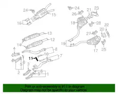 держатель глушителя 3D0253144C VAG