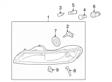 Автолампа PORSCHE 99963103390 12
