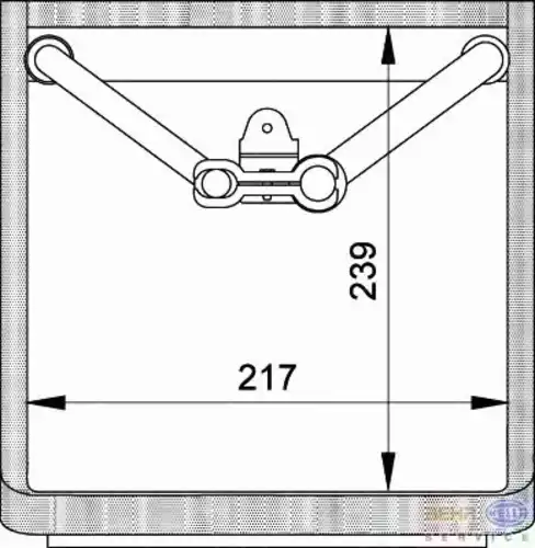Испаритель, кондиционер 8FV 351 210-341 HELLA