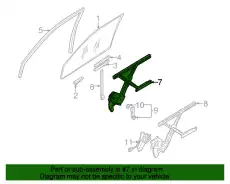 Стеклоподъемник MITSUBISHI MR144524