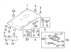 ROOF LAMP 39826642 VOLVO