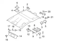 ROOF LAMP 39806294 VOLVO