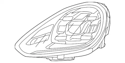 Ходовые огни PORSCHE 95863128602