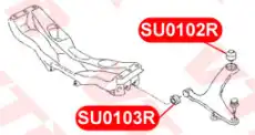 SU0102R СА-К РЫЧАГА ПЕРЕДНЕЙ ПОДВЕСКИ, ЗАДНИЙ VTR