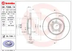 Тормозной диск BREMBO 8728814