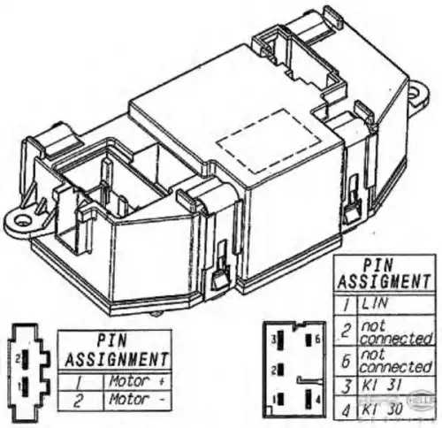 Регулятор вентилятора 5HL 351 321-521 HELLA