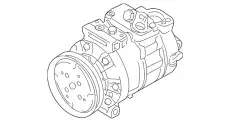 компрессор кондиционера Audi 1K0820803R VAG