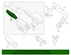 Фильтр воздушный VOLVO 30637444