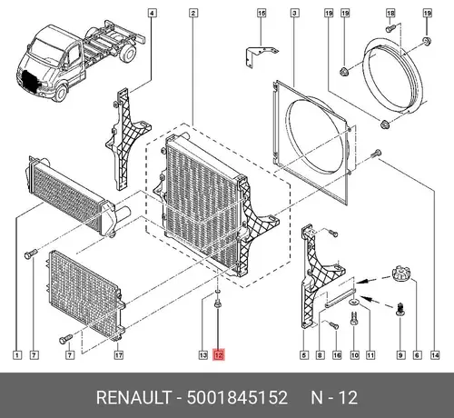 пробка 5001845152 RENAULT