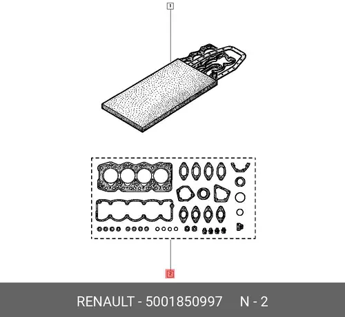 SEAL KIT 5001850997 RENAULT