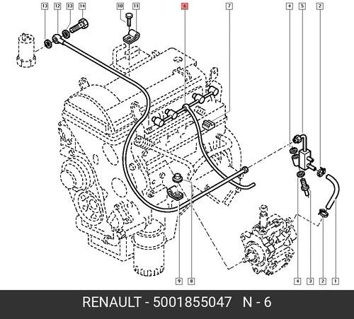 CONDUIT 5001855047 RENAULT