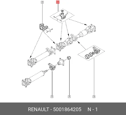 SPIDER 5001864205 RENAULT