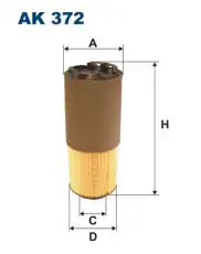 Фильтр воздушный FILTRON AK 372