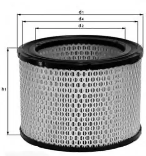 Фильтр воздушный KNECHT LX190