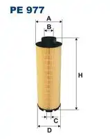 Топливный фильтр FILTRON PE 977 MAN