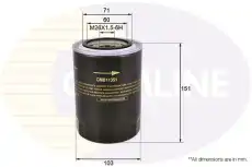 Фильтр масляный COMLINE CMB11351