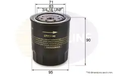 Фильтр масляный COMLINE CTY11140 Jeep