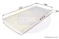 Салонный фильтр COMLINE EKF240 FIAT