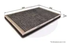 Салонный фильтр COMLINE EKF246A MB