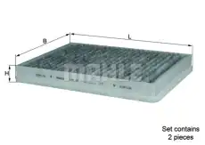 Салонный фильтр MAHLE LAK 44
