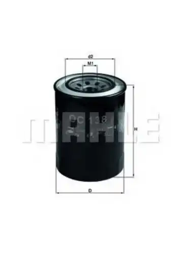 Фильтр масляный MAHLE OC 138