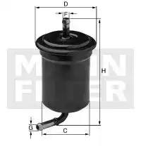 Топливный фильтр WK 614/42 MANN-FILTER
