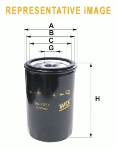 Фильтр масляный WIX WL7200